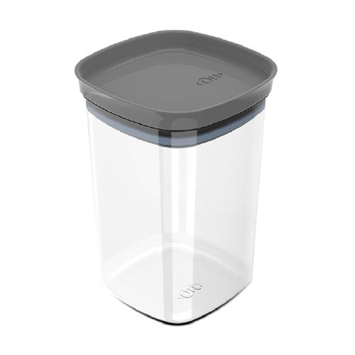 Hermético cuadrado de plástico 1 litro