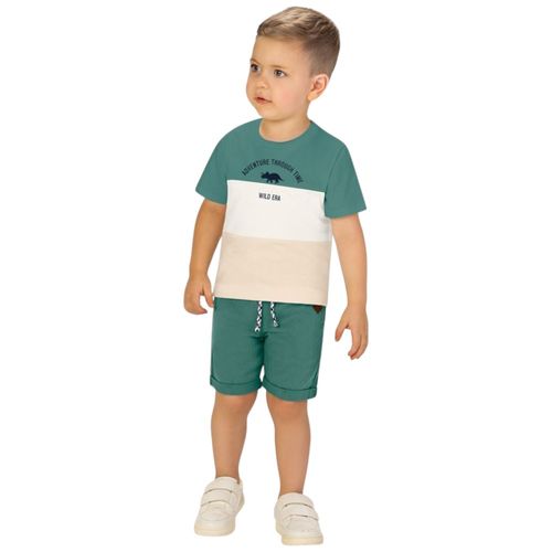 Conjunto de 2 piezas multicolor estampado para niño